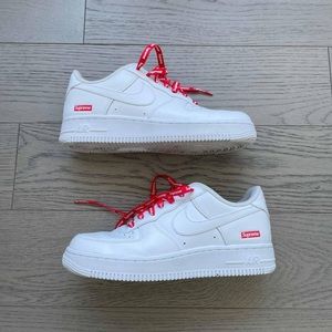 2020 Supreme x Air Force 1 Low 'Box Logo - White'